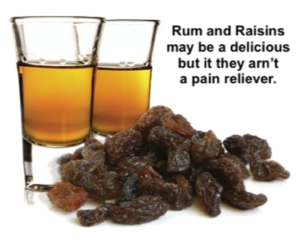 rum raisins soaked